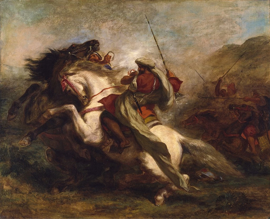 Collisione di cavalieri moreschi - Walters Museum